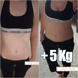 schnelle Gewichtszunahme - 5 Kg in 2 Monaten